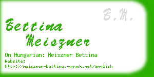 bettina meiszner business card